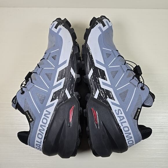 Salomon Speedcross 6 Trail Running Shoes Flint Stone Black Womens 6.5 Gore-Tex - Picture 3 of 11